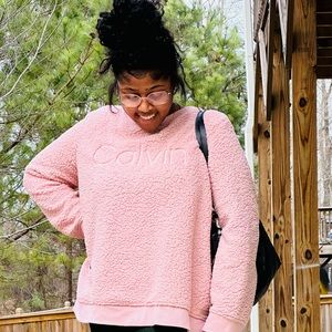 Calvin Klein crewneck sherpa